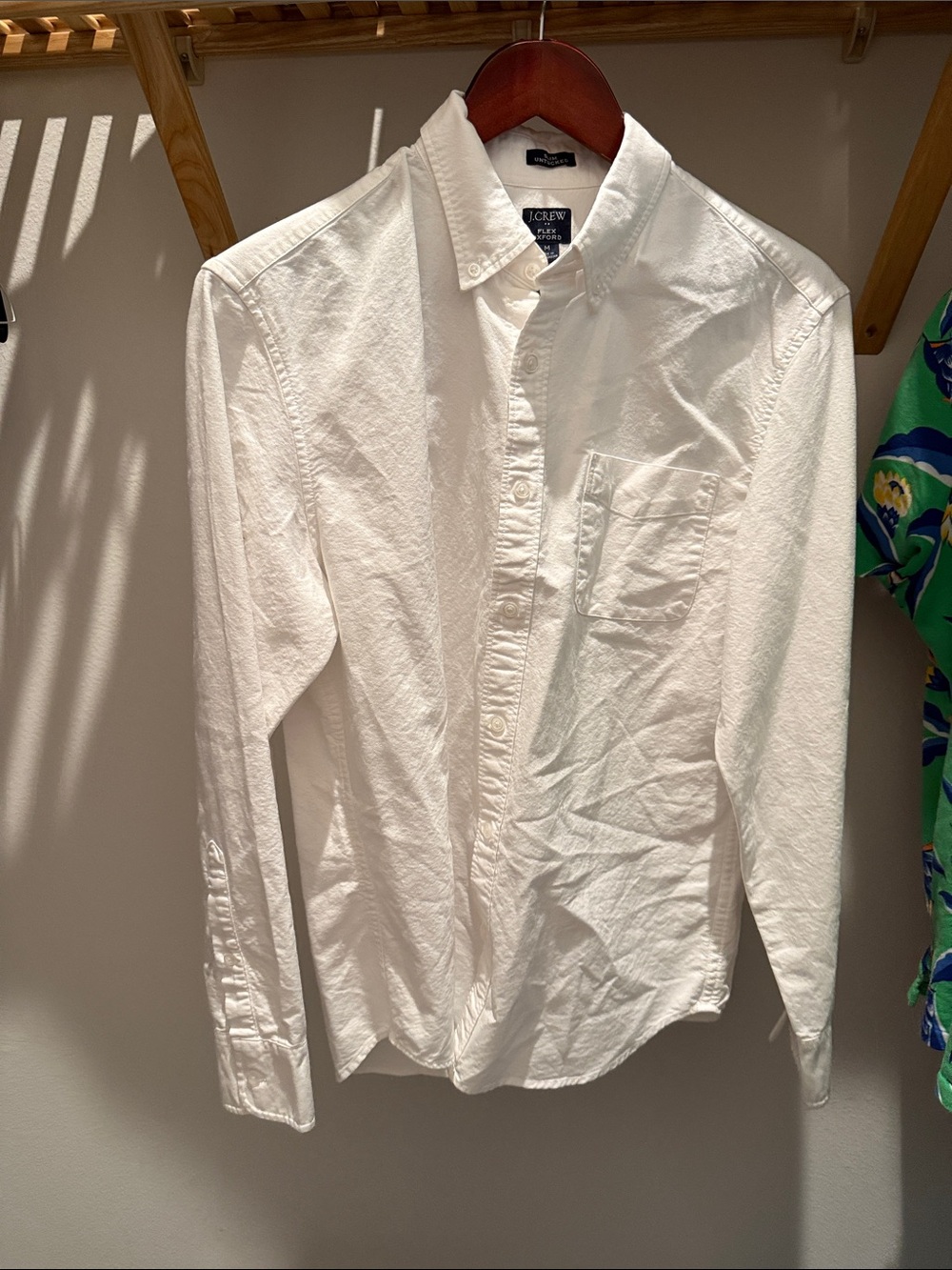 J. Crew flex Oxford slim untucked size M